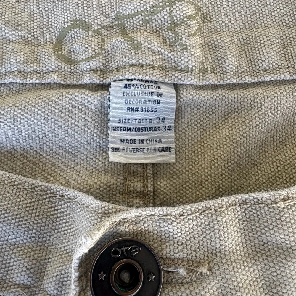 Otb One Tough Brand Men’s Heavy Canvas Pants 34/44 Inseam 33. Y2K urban Canvas